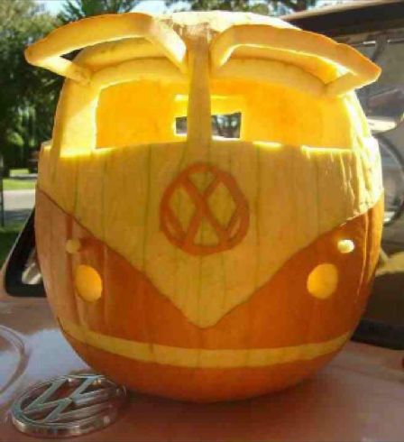 Halloween VW Campervan Pumpkin Carving! - VW Camper Hire Blog